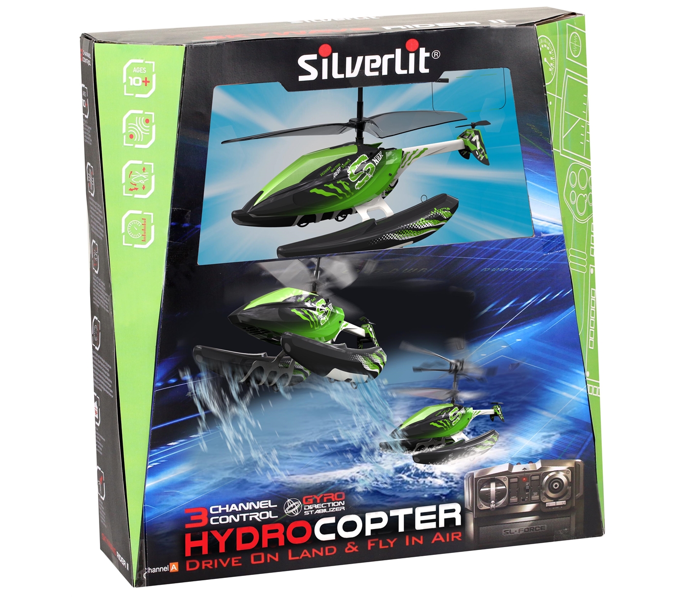 Вертолет 3-х канальный Silverlit Гидрокоптер  